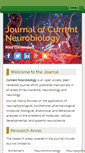 Mobile Screenshot of currentneurobiology.org